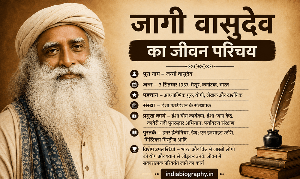 Jaggi Vasudev Biography in Hindi