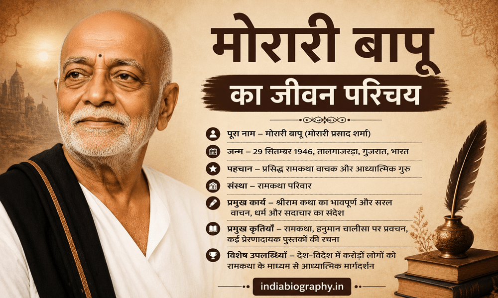 Morari Bapu Biography in Hindi